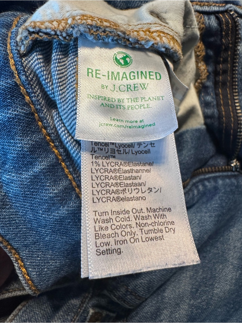 J.Crew Essential Straight Jeans Women’s 26 Medium Wash Ankle Cropped Stretch - Picture 14 of 14